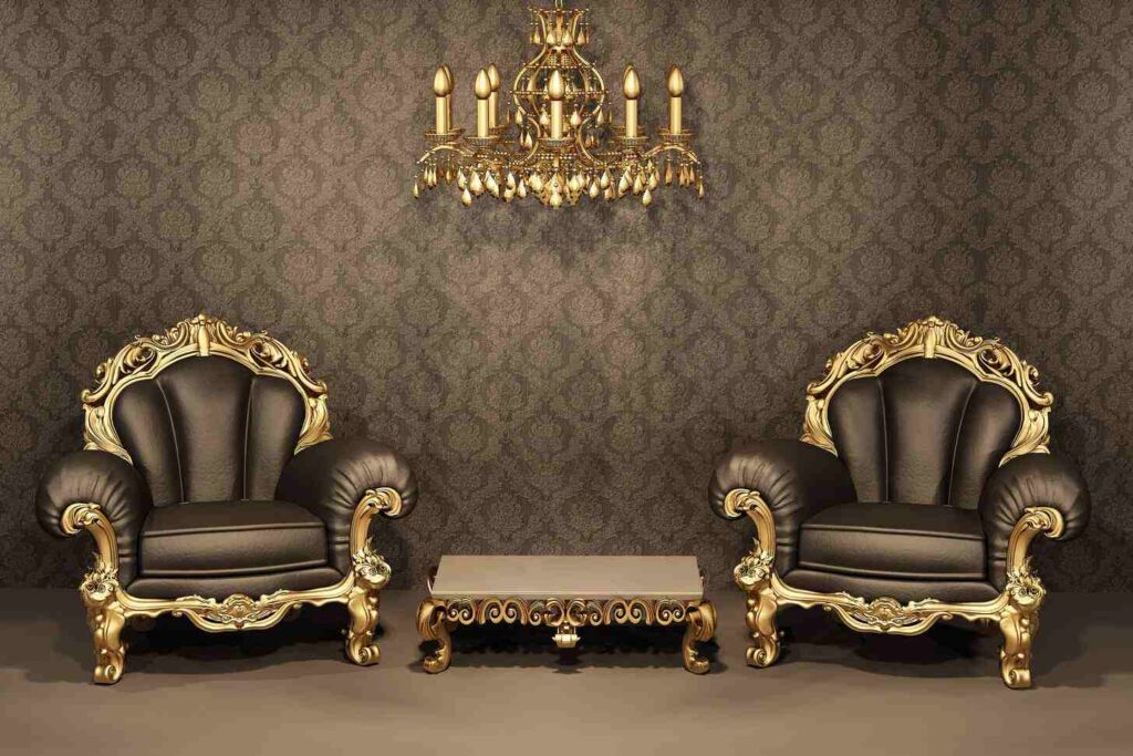 wallpapering furniture