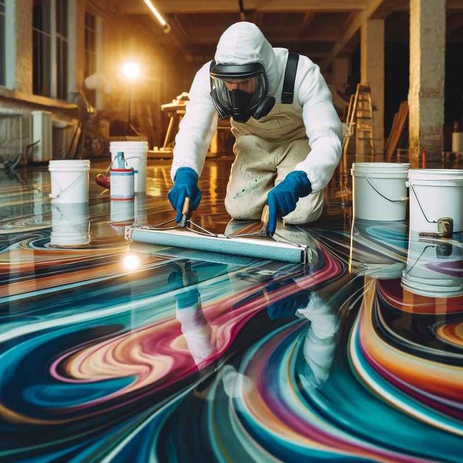 Epoxy Floor installaton