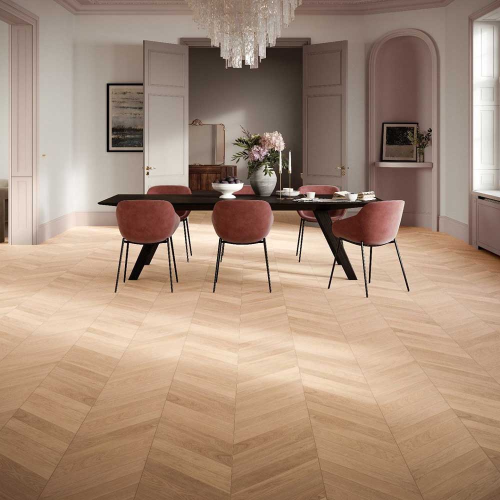 Chevron Wooden Flooring