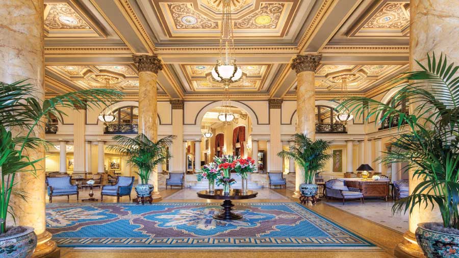 Luxury Hotel Lobby