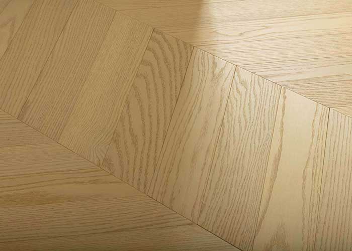 chevron oak flooring